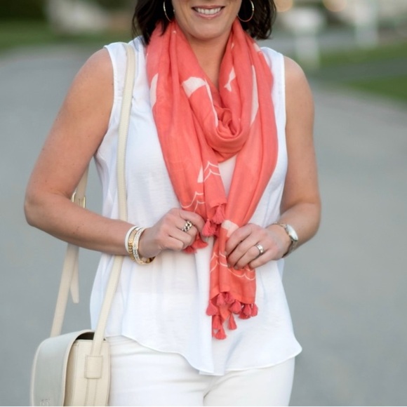 Loft Lightweight Scarf - 76” - Orange - NWOT - Picture 1 of 4